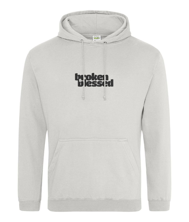 Broken and Blessed Ash Grey hoodie