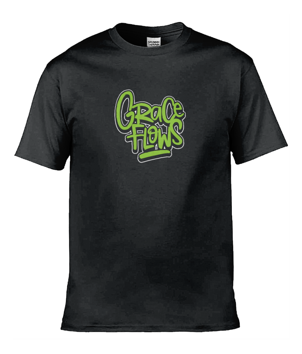 Grace Flows Black T Shirt