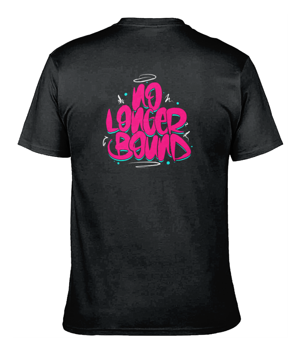 No Longer Bound Black T Shirt