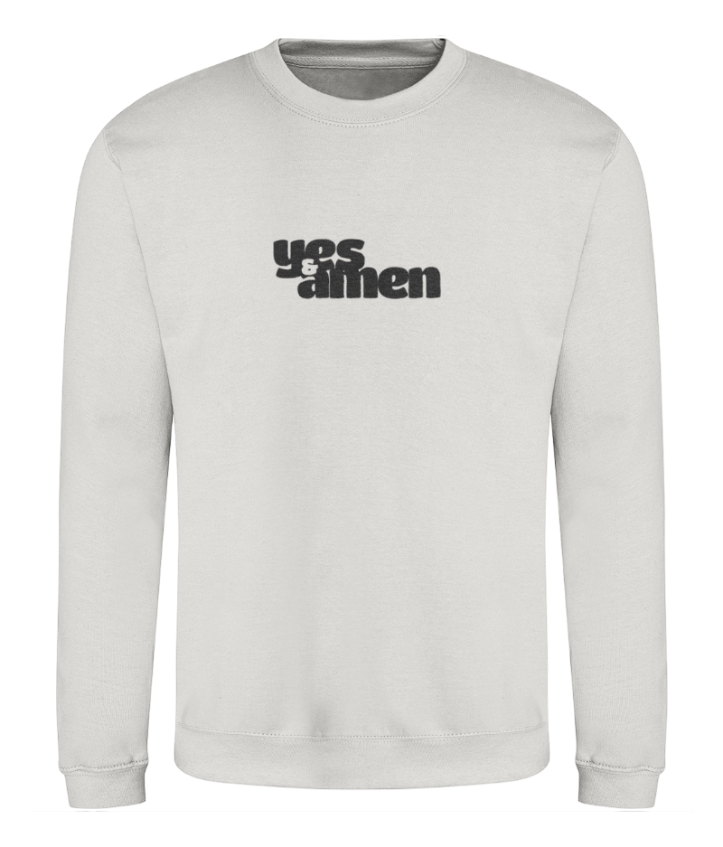 Yes and Amen Ash Grey Sweatshirt