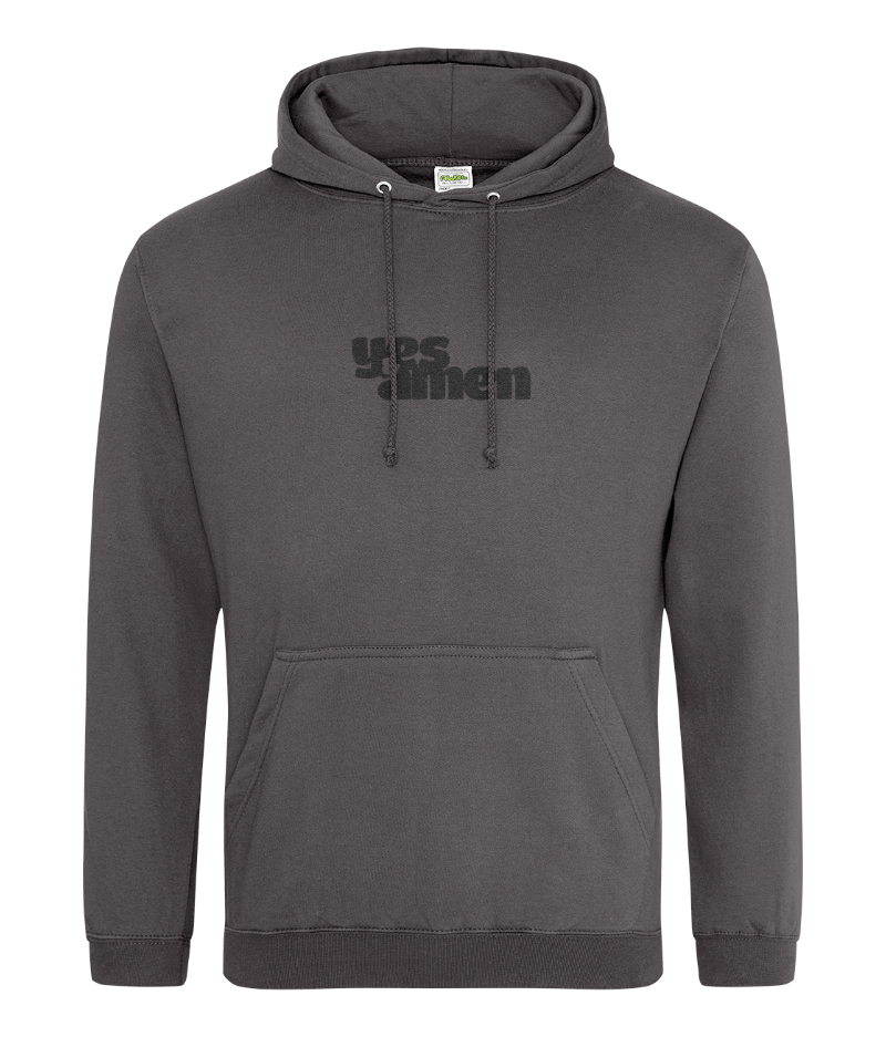 Yes and Amen Charcoal Grey Hoodie