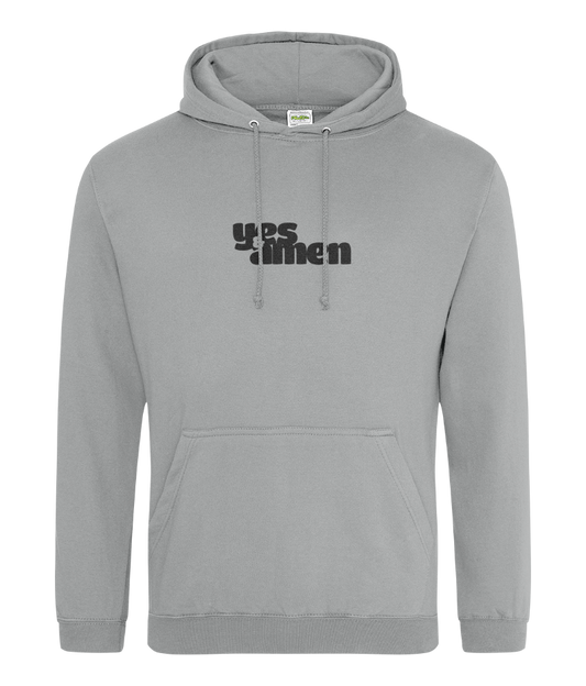 Yes and Amen Heather Grey Hoodie